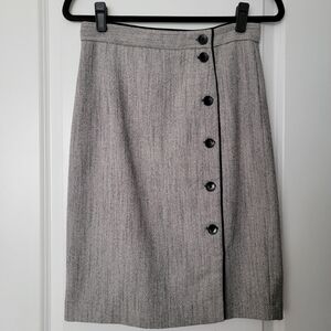 NWOT Size 6 H&M Gray Houndstooth Pencil Skirt